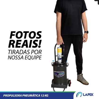 Imagem de Propulsora Graxa Engraxadeira Pneumática 40:1 C/ Tambor 12kg LPK-50001 Lapek