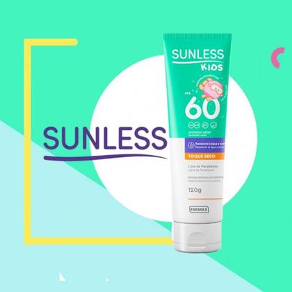 Prot solar fps 60 oilfree kids sunless120g Imagem de Prot solar fps 60 oilfree kids sunless120g