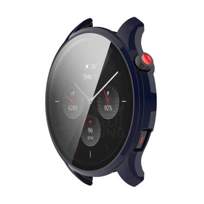 Imagem de proteção em acrilico e vidro para smartwatch gtr 4