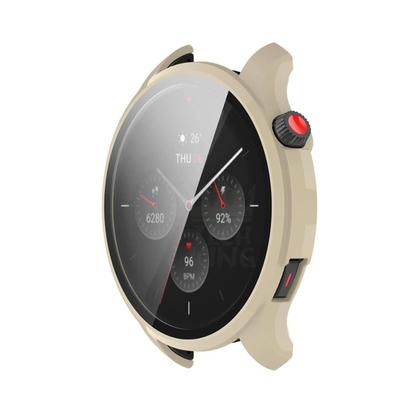 Imagem de proteção em acrilico e vidro para smartwatch gtr 4