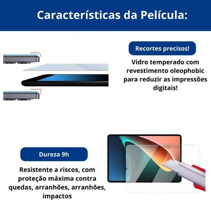 Imagem de Proteção para tela compatível com Xiaomi Pad 5 Pro