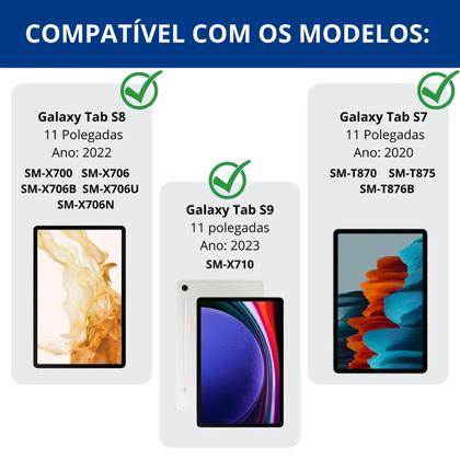 Imagem de Proteção Vidro Temperado Para Tablet S7, S8, S9 11 polegadas