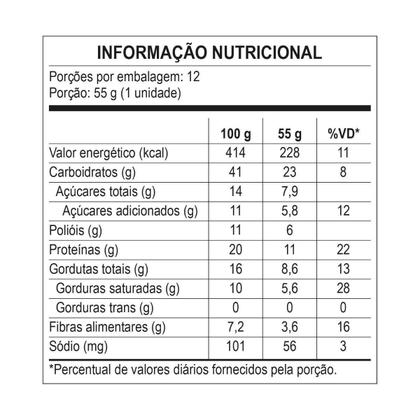 Imagem de Protein Bar - 1 Unidade de 55g Chocolate Com Baunilha - Bodyaction