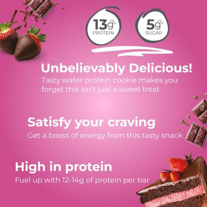 Imagem de Protein Wafer Bars Power Crunch Chocolate Morango 400g