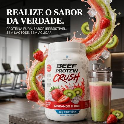 Imagem de Proteina Carne Hidrolisada Morango Kiwi 910g - Under Labz