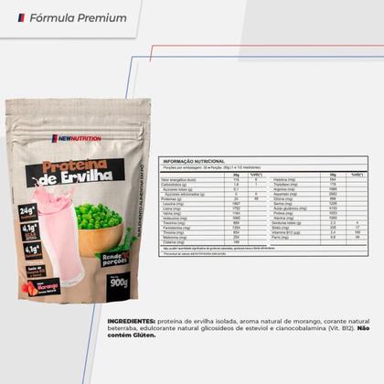 Imagem de Proteína Da Ervilha 900g Vegana 100% Vegetal New Nutrition