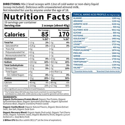 Imagem de Proteína em pó Garden of Life Sport Vanilla 19 porções