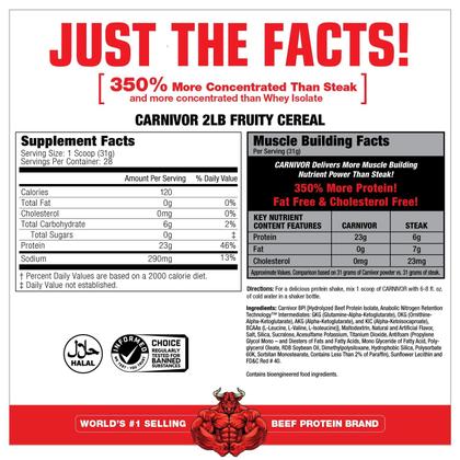 Imagem de Proteína em pó MuscleMeds CARNIVOR Beef Isolate 23g 28 Serv