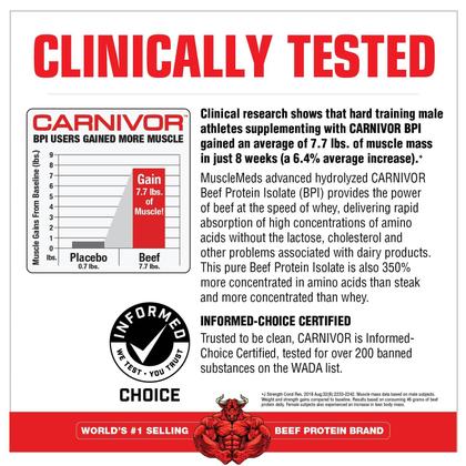 Imagem de Proteína em pó MuscleMeds CARNIVOR Beef Isolate 23g 28 Serv