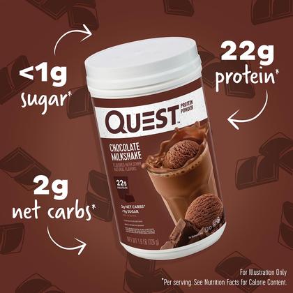 Imagem de Proteína em pó Quest Nutrition Chocolate Milkshake 725g