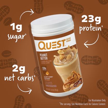 Imagem de Proteína em pó Quest Nutrition Manteiga de amendoim 1,6 kg 23 g