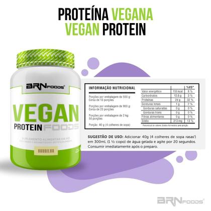 Imagem de Proteína Vegana - VEGAN PROTEIN FOODS 500g   BRNFOODS