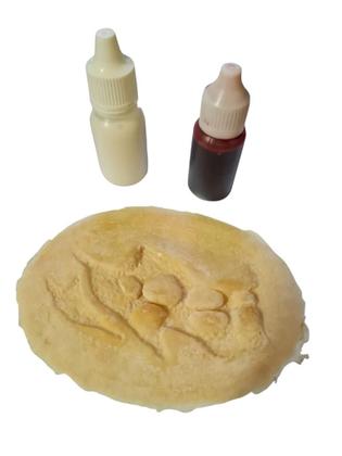 Imagem de Prótese Ferida boca exposta de látex + látex + sangue falso