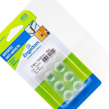 Imagem de Protetor Adesivo Engedom Redondo 16X8Mm 08Pecas 2236 2236