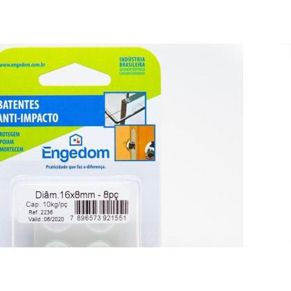 Imagem de Protetor Adesivo Engedom Redondo 16X8Mm 08Pecas 2236 2236