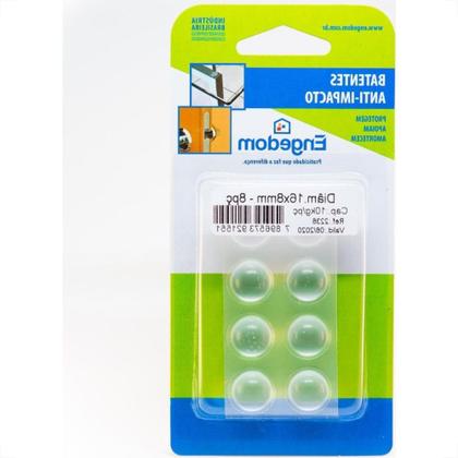 Imagem de Protetor Adesivo Engedom Redondo 16X8Mm 08Pecas 2236 2236