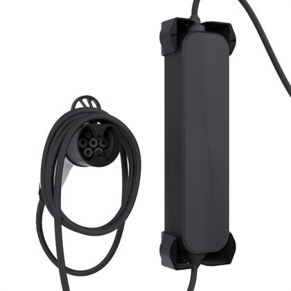 Imagem de Protetor Anti Furto para Fonte Carregador Tipo 2 Carro Elétrico Com Suporte de Parede para Conector BYD Taysla Volvo - ARTBOX3D