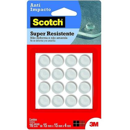 Imagem de Protetor ANTI-IMPACTO 3M SCOTCH Redondo Grande 16 Unidades