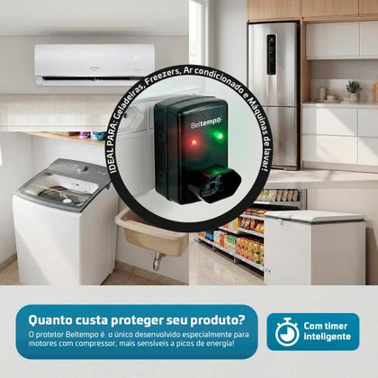 Imagem de Protetor Anti Raio e Quedas Para Geladeira Freezer Com Temporizador Beltempo