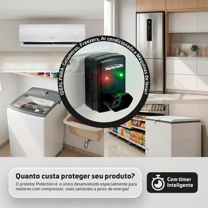 Imagem de Protetor Anti Raio e Quedas Para Geladeira Freezer Com Temporizador Protection