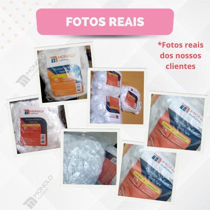 Imagem de Protetor Bacia Pedicure Descartável 68x66 cm Pacote com 50 unidades Envio Imediato