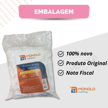 Imagem de Protetor Bacia Pedicure Descartável 68x66 cm Pacote com 50 unidades Envio Imediato