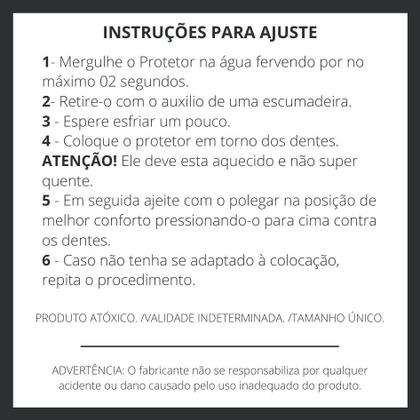 Imagem de Protetor Bucal Básico Simples Moldável Spank - Preto