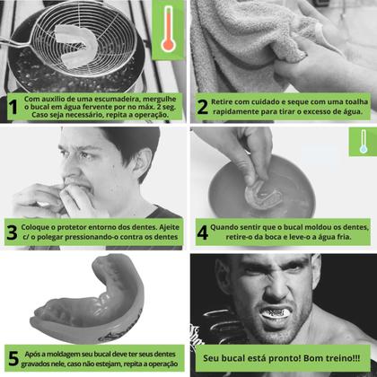Imagem de Protetor Bucal Básico Simples Moldável Spank - Preto