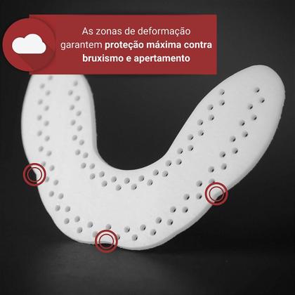 Imagem de Protetor Bucal noturno placa bruxismo SOVA Aero com estojo