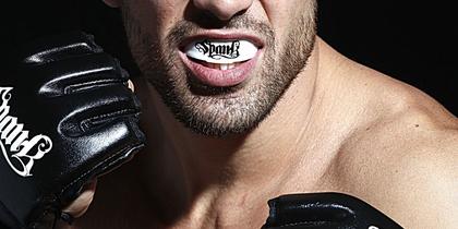 Imagem de Protetor Bucal Superior Profissional Spank - Preto