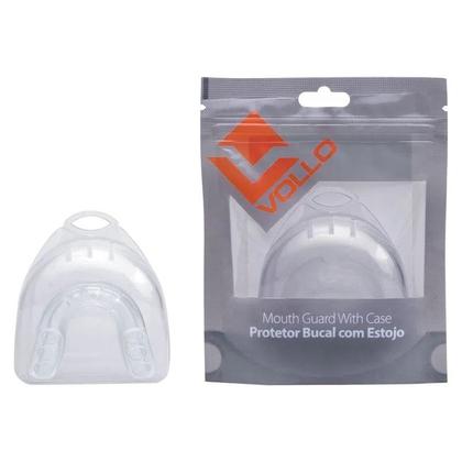 Imagem de Protetor bucal transparente c/ estojo vollo