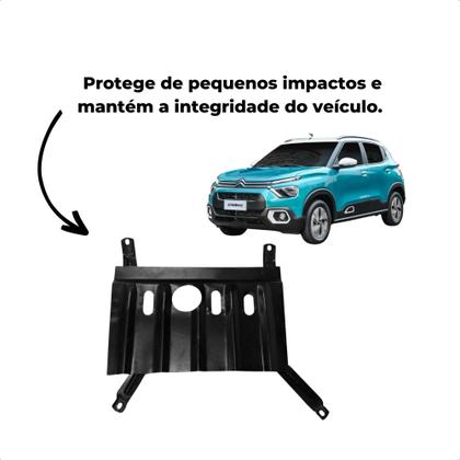 Imagem de Protetor Carter Citroen C3 Live Pack Fell 1.6 2022/2023 Peito de Aço - AT-5515S Atos