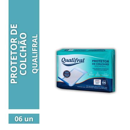 Imagem de Protetor Colchão Descartável Qualifral 6 Unidades