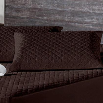 Imagem de Protetor Colchão Max Impermeável Casal 3 Peças - Tabaco