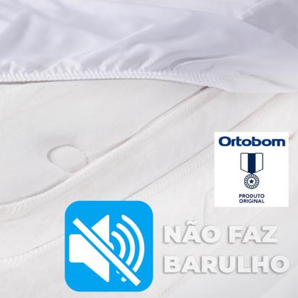 Imagem de Protetor Colchão Ortobom Elástico Malha Impermeável Não Faz Barulho