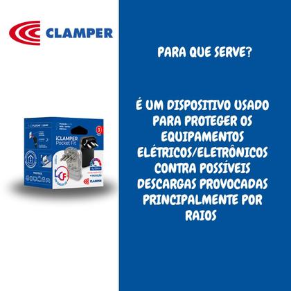 Imagem de Protetor Contra Surtos Elétricos Raios Dps 20a Bivolt