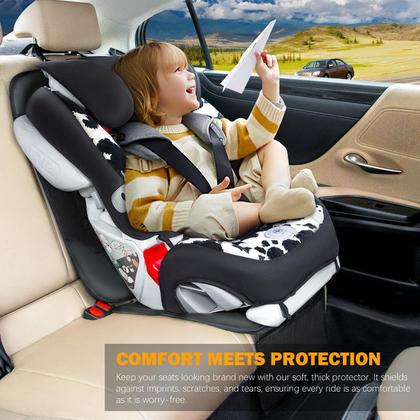 Imagem de Protetor de assento de carro Siivton para assento de carro de bebê, pacote com 2