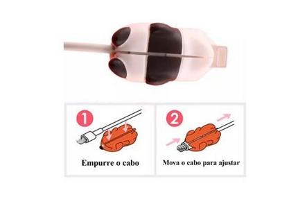 Imagem de Protetor De Cabo Carregador Fio  Bichinhos