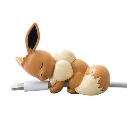 Imagem de Protetor De Cabo De Carregamento Kawaii Anime Pokemon Pikachu Eevee Meowth Vulpix MINISO