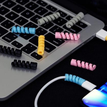 Imagem de Protetor de Cabo em Mola Siliconada de Alta Precisão