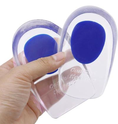 Imagem de Protetor De Calcanhar Calcanheira Meia Palmilha Silicone Gel Par Anti Impacto