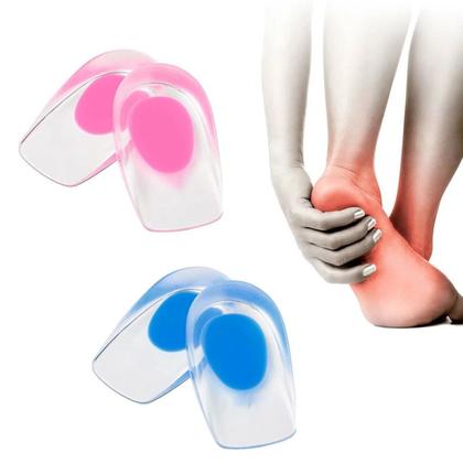 Imagem de Protetor De Calcanhar Calcanheira Meia Palmilha Silicone Gel Par Anti Impacto