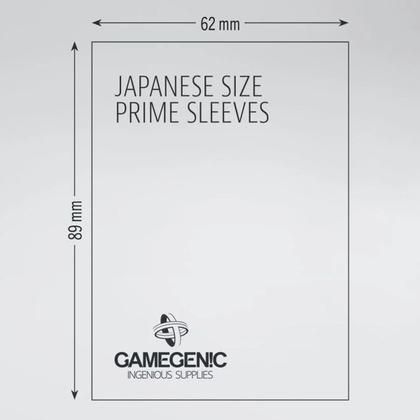 Imagem de Protetor De Cartas Gamegenic Branco Liso Tamanho Japones 60