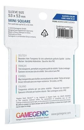 Imagem de Protetor De Cartas Gamegenic Transparente Fosco Mini Quadrad