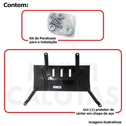 Imagem de Protetor De Carter Fiat Toro 2016 2017 2018 2019 2020 2021