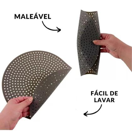 Imagem de Protetor De Cesto Air Fryer 19,5Cm Silicone Reutilizável