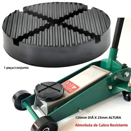 Imagem de Protetor De Chão Em Borracha Para Adaptador De Macaco Automotivo Com Fenda, Disco De Elevação