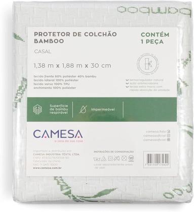 Imagem de Protetor de colchao bamboo blend imperm casal 138x188x30 br