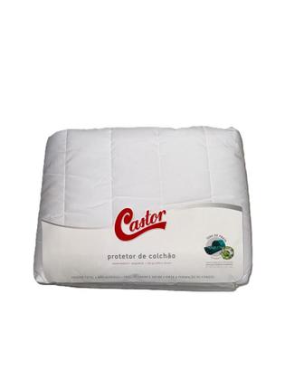 Imagem de Protetor de Colchão Castor Solteiro Impermeável + Saúde Premium Percal 90x190x40cm