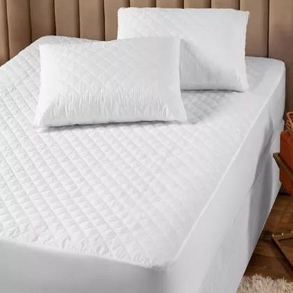Imagem de PROTETOR de Colchão Impermeável Acolchoado Reforçado 4 Camadas